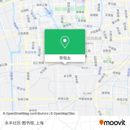 永丰社区-图书馆地图