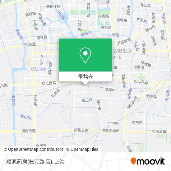 顺源药房(松汇路店)地图