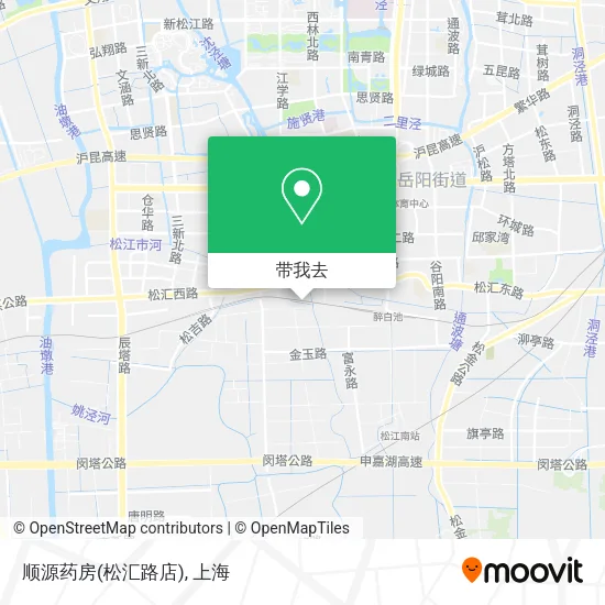 顺源药房(松汇路店)地图