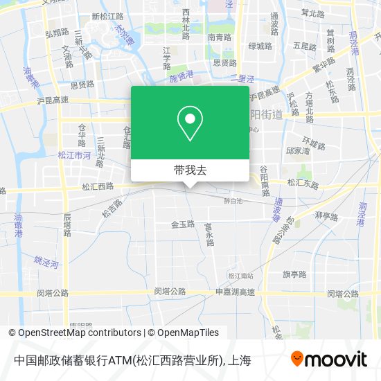 中国邮政储蓄银行ATM(松汇西路营业所)地图
