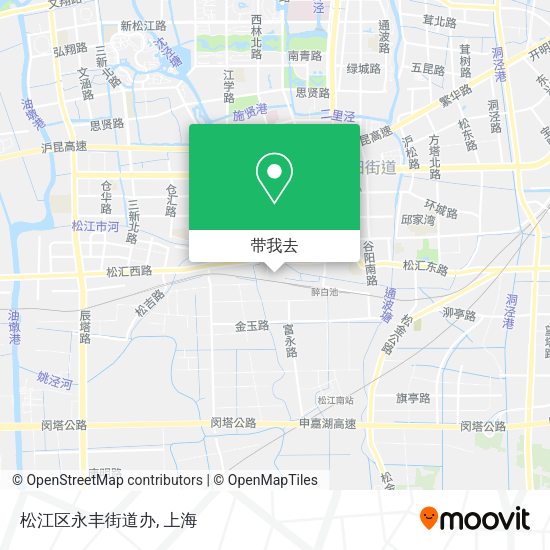 松江区永丰街道办地图