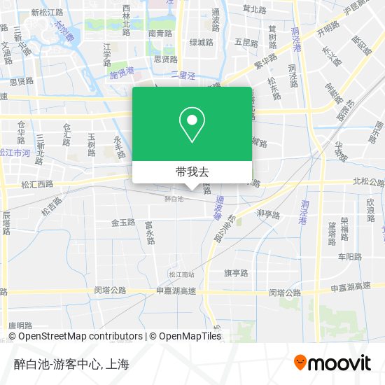 醉白池-游客中心地图
