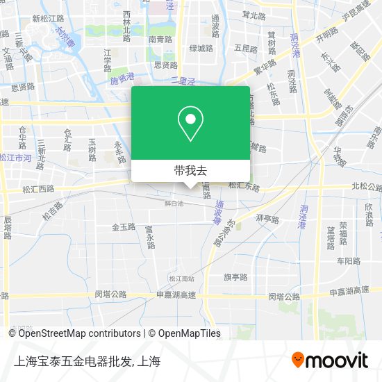 上海宝泰五金电器批发地图