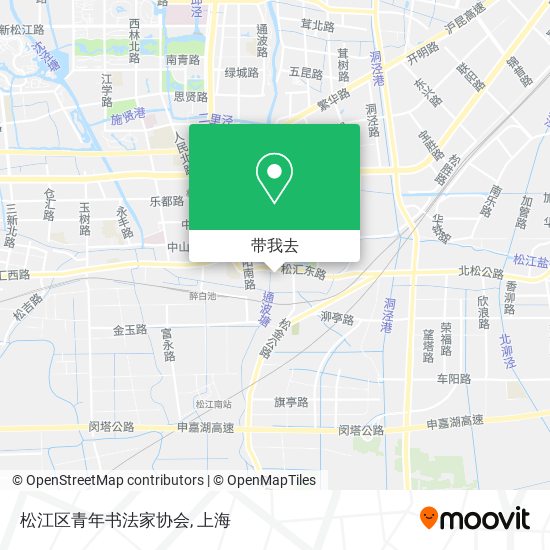 松江区青年书法家协会地图