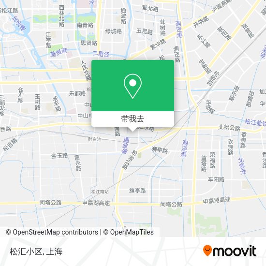 松汇小区地图