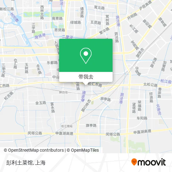 彭利土菜馆地图