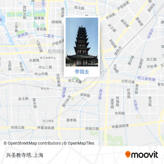 兴圣教寺塔地图