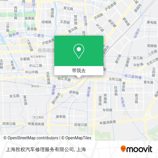 上海胜权汽车修理服务有限公司地图
