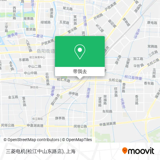 三菱电机(松江中山东路店)地图