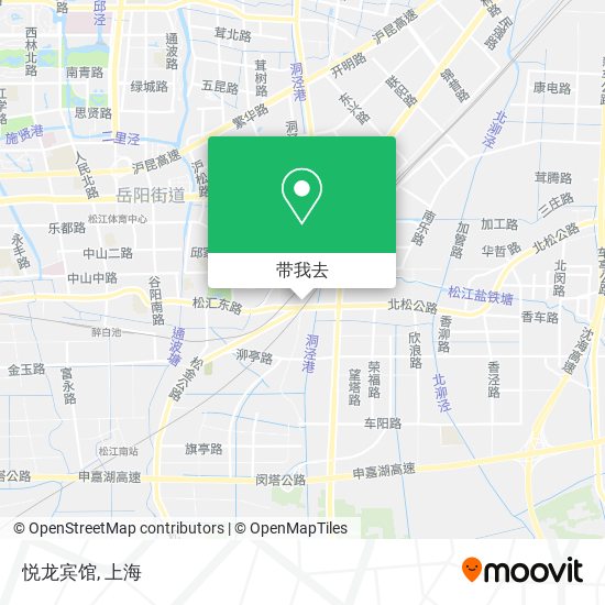 悦龙宾馆地图