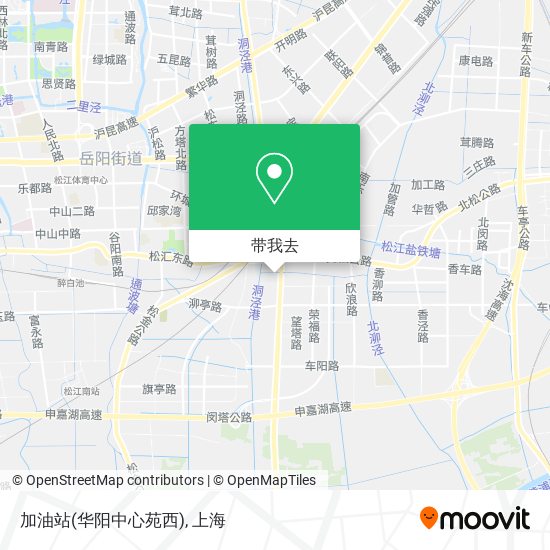 加油站(华阳中心苑西)地图