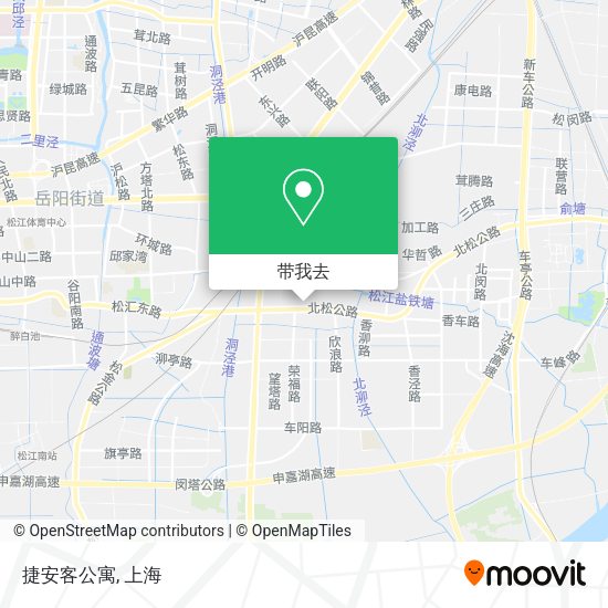捷安客公寓地图