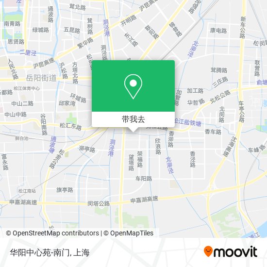 华阳中心苑-南门地图