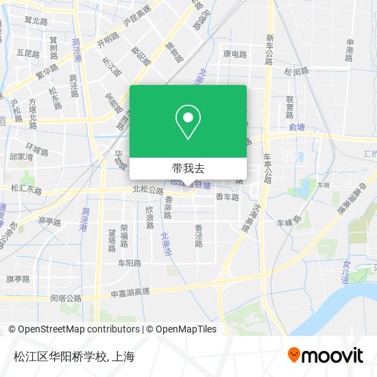 松江区华阳桥学校地图