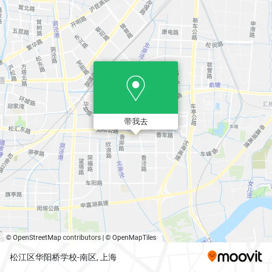 松江区华阳桥学校-南区地图