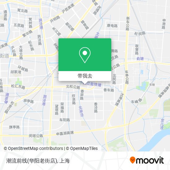 潮流前线(华阳老街店)地图