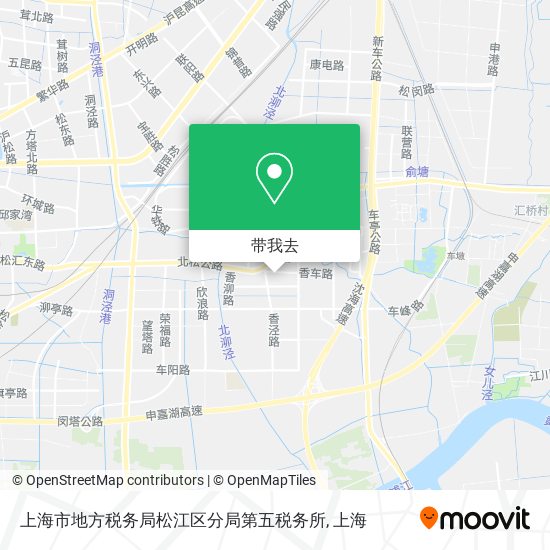 上海市地方税务局松江区分局第五税务所地图