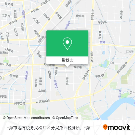 上海市地方税务局松江区分局第五税务所地图