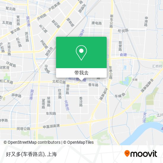 好又多(车香路店)地图