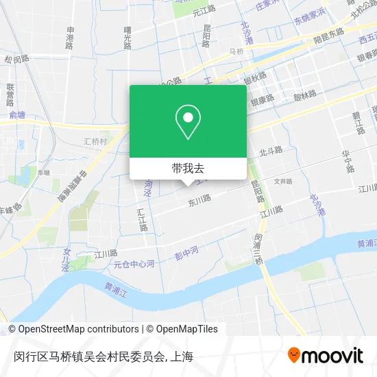 闵行区马桥镇吴会村民委员会地图
