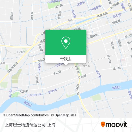 上海巴士物流储运公司地图