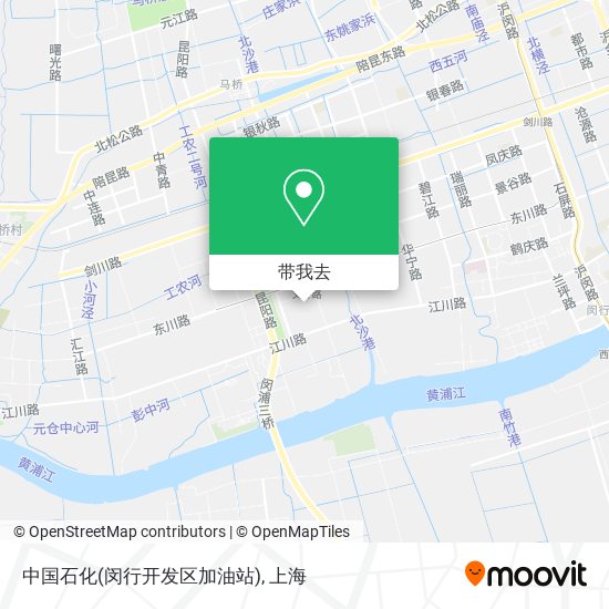 中国石化(闵行开发区加油站)地图