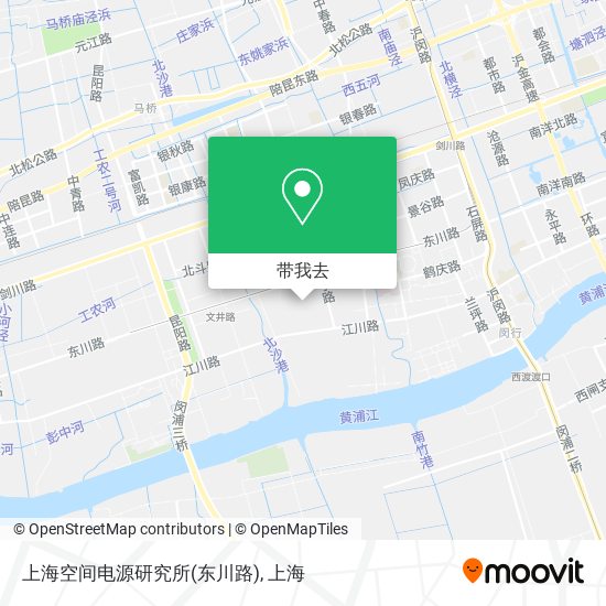 上海空间电源研究所(东川路)地图