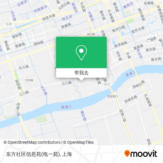 东方社区信息苑(电一苑)地图