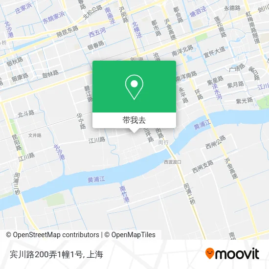 宾川路200弄1幢1号地图