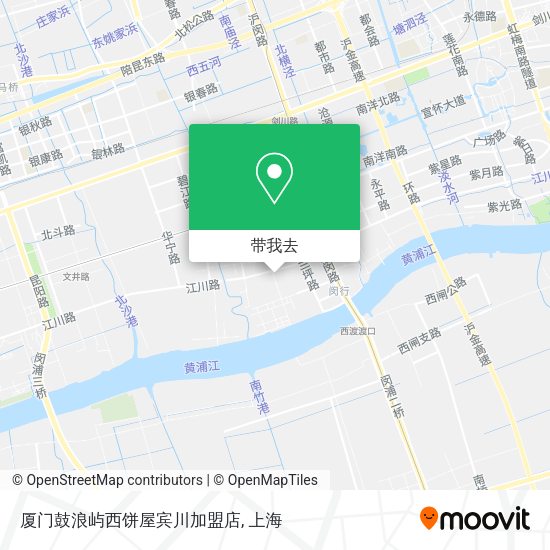 厦门鼓浪屿西饼屋宾川加盟店地图