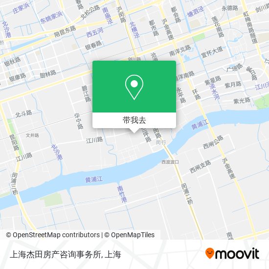 上海杰田房产咨询事务所地图