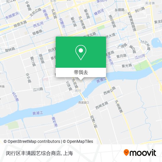 闵行区丰满园艺综合商店地图
