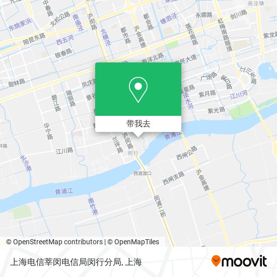 上海电信莘闵电信局闵行分局地图