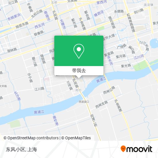 东风小区地图