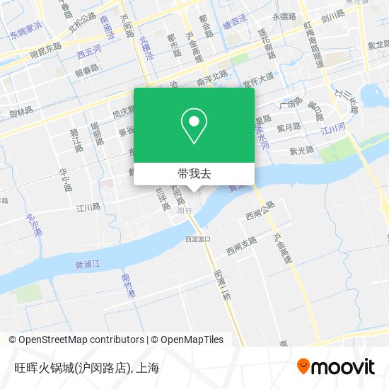 旺晖火锅城(沪闵路店)地图