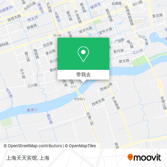 上海天天宾馆地图