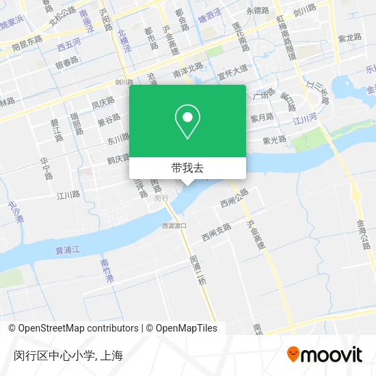 闵行区中心小学地图