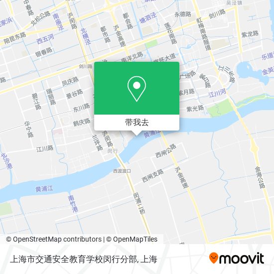 上海市交通安全教育学校闵行分部地图