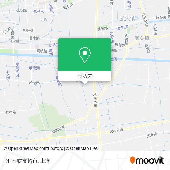 汇南联友超市地图