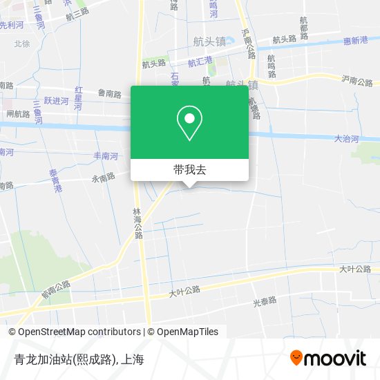 青龙加油站(熙成路)地图