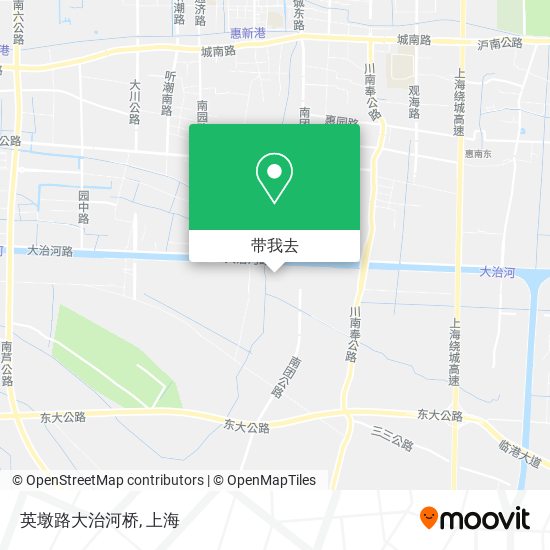 英墩路大治河桥地图