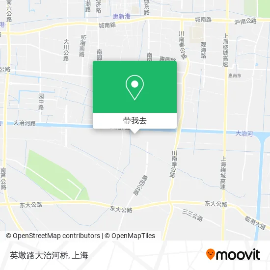 英墩路大治河桥地图