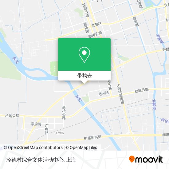 泾德村综合文体活动中心地图