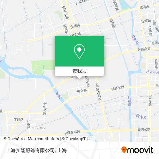 上海实隆服饰有限公司地图