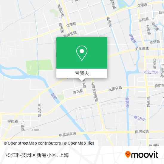 松江科技园区新港小区地图