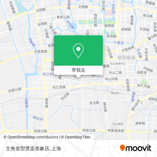 主角造型烫染形象店地图