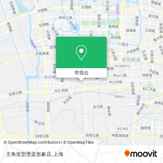 主角造型烫染形象店地图
