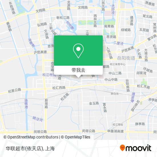 华联超市(依天店)地图