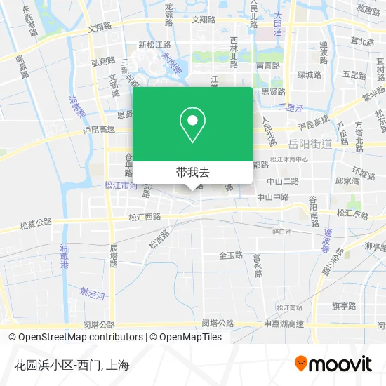 花园浜小区-西门地图