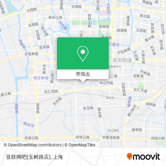 亚联网吧(玉树路店)地图